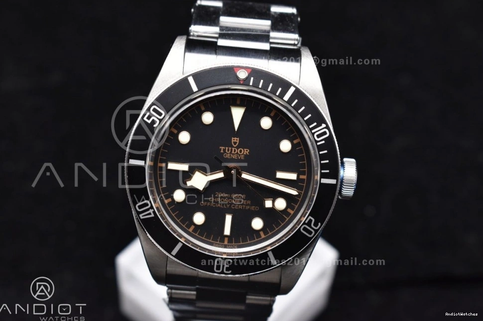 1:1 Best on 887 A2824 V Black Bay Black Heritage SS Edition Bracelet ZF TopPick Bezel 0428
